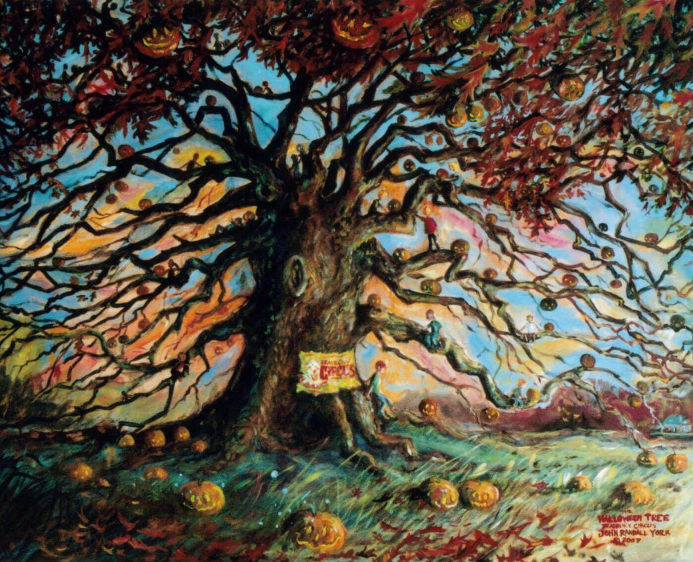 Bradbury Circus Halloween Tree by John Randall York