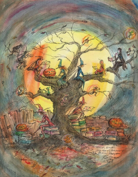 Grimm Halloween Tree by John Randall York